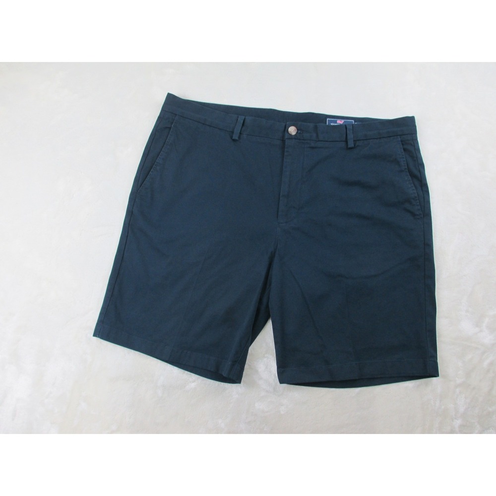 Vineyard Vines Shorts Mens 40 Blue Chino Cotton Golf Golfer Casual* - Picture 2 of 10